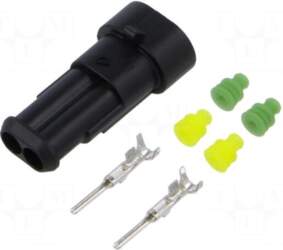 TE Connectivity Connector: wire-wire | plug