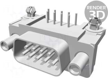 TE Connectivity Connector: D-Sub | PIN: