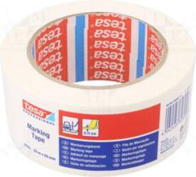 TESA Tape: warning | white |