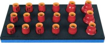 UNIOR Wrench-set | 6-angles,insulated,socket