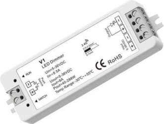V1 Controller, 5-36V, 1x 8A, Push-Dimm