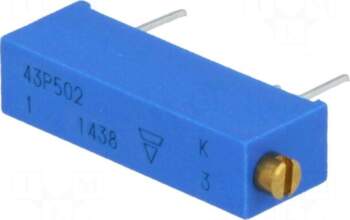 VISHAY Potentiometer: mounting | 5kΩ |