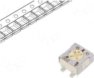 VISHAY Potentiometer: mounting | 5kΩ |