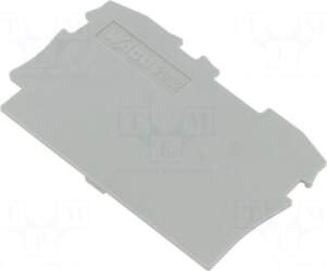 WAGO End piece | grey |