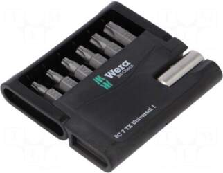 WERA Kit: screwdriver bits | Pcs: