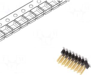 Amphenol Communications Solutions Connector: pin strips