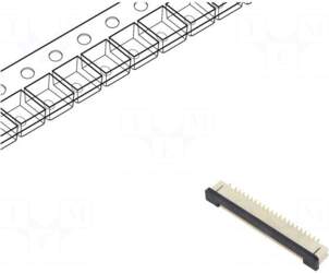 AMPHENOL AORORA Connector: FFC/FPC | female