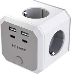 BlitzWolf BW-EC2 8-in-1 Power Cube (4xAC