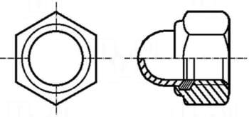 BOSSARD Nut | hexagonal | M4