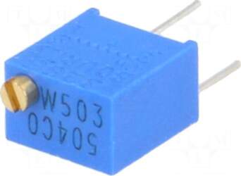 BOURNS Potentiometer: mounting | multiturn |