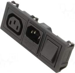 BULGIN Connector: AC supply | socket