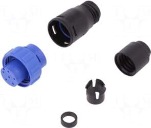 BULGIN Connector: circular | plug |