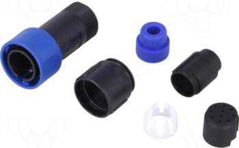 BULGIN Connector: circular | plug |