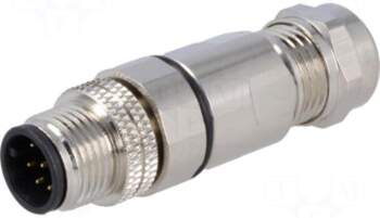 BULGIN Connector: M12 | plug |