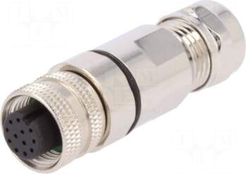 BULGIN Plug | M12 | PIN: