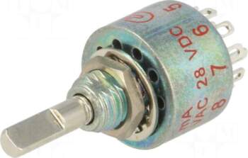 C&K Switch: rotary | Pos: 5