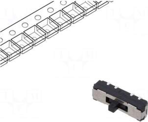 C&K Switch: slide | Pos: 3