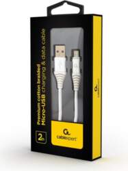 CABLE USB2 TO MICRO-USB 2M/CC-USB2B-AMMBM-2M-BW2 GEMBIRD
