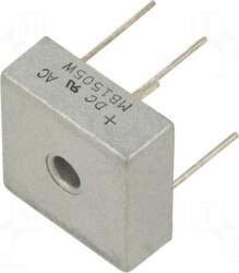 DC COMPONENTS Bridge rectifier: single-phase |