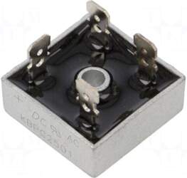 DC COMPONENTS Bridge rectifier: single-phase |