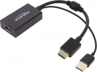 DELOCK Adapter | DisplayPort socket,HDMI