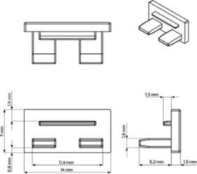 Design Light Endcap for LED profile
