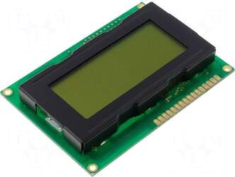 DISPLAY ELEKTRONIK Display: LCD | alphanumeric