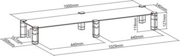 Dual Monitor Stand - Double Maclean