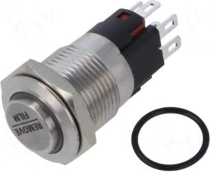 E-SWITCH Switch: vandal resistant | Pos: