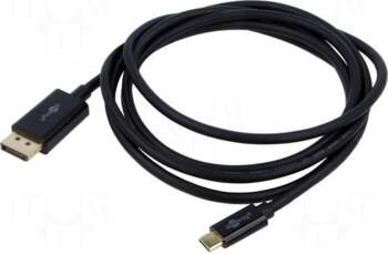 Goobay Cable | DisplayPort plug,USB