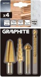 GRAPHITE Drill bit-kit | step,conical
