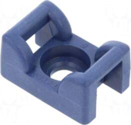 HELLERMANNTYTON Holder | screw | blue