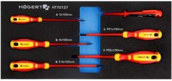 HÖGERT TECHNIK Screwdriver: insulated-set | insulated