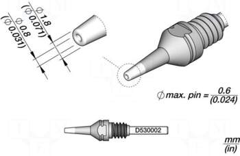 JBC TOOLS Tip: for desoldering irons