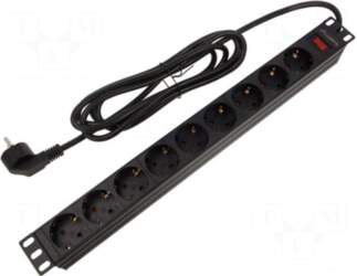 LANBERG Plug socket strip: protective |