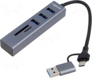 Logilink Hub USB | microSD,SD