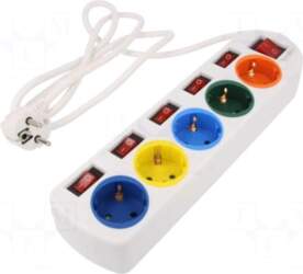 Logilink Plug socket strip: protective |