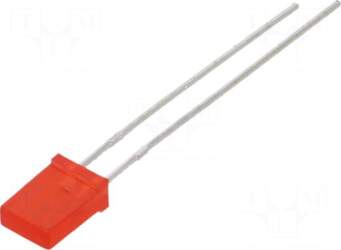 LUCKYLIGHT LED | red | rectangular