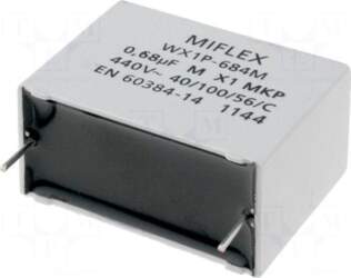 MIFLEX SOLUTIONS Capacitor: polypropylene | X1