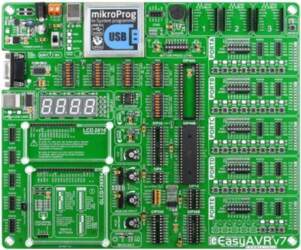 MIKROE Dev.kit: Microchip AVR |