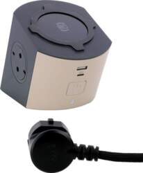 Multi-outlet extension sockets for bedside corner