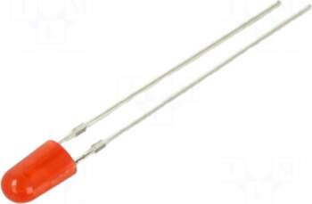 OPTOSUPPLY LED | red | oval
