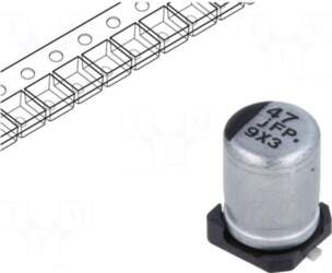 Panasonic Capacitor: electrolytic | low ESR