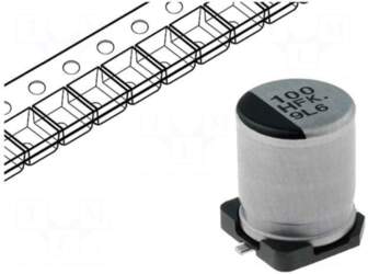 Panasonic Capacitor: electrolytic | low ESR