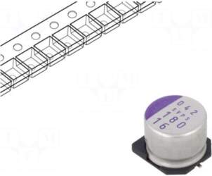 Panasonic Capacitor: polymer | 180uF |