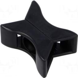PANDUIT Holder | black | cable