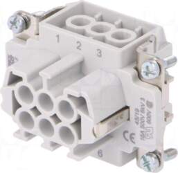 PHOENIX CONTACT Connector: rectangular | female