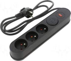 PLASTROL Plug socket strip: protective |
