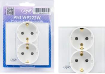 PNI WP222W simple x2 built-in socket