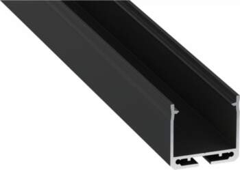 Profile LUMINES type Dileda black lacquered